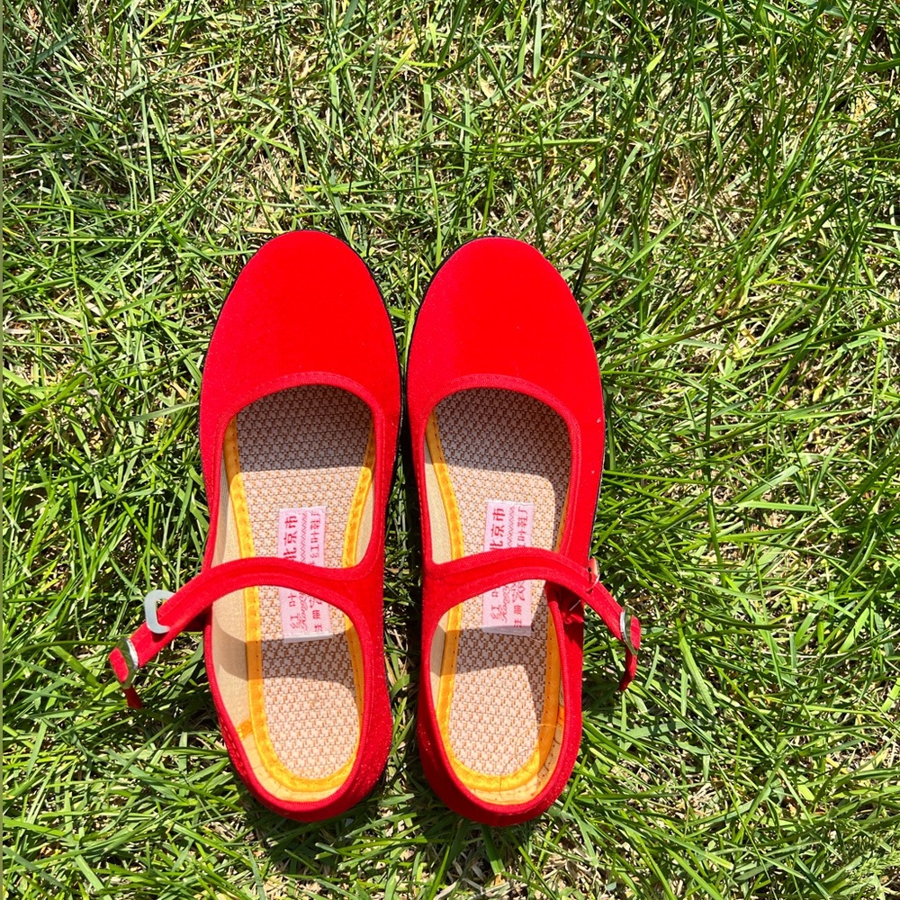 Beijing Women’s Hanfu Embroidered Cloth Shoes